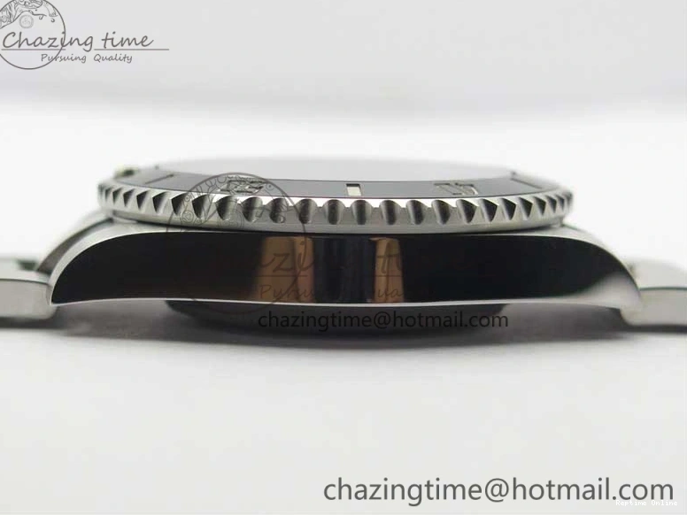 1221 Submariner 114060 No Date Black Ceramic ZZF 904L 1:1 Best Edition on SS Bracelet A Original 2989